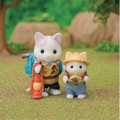 Sylvanian Families - Exciting Exploration Set - Latte Cat Brother & Baby