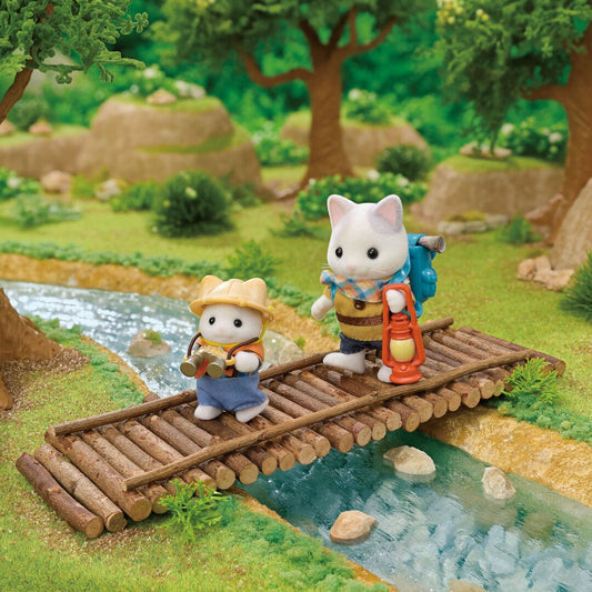 Sylvanian Families - Exciting Exploration Set - Latte Cat Brother & Baby