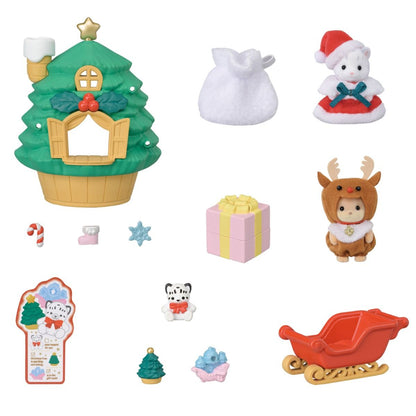 Sylvanian Families - Baby Santa's Christmas Tree House