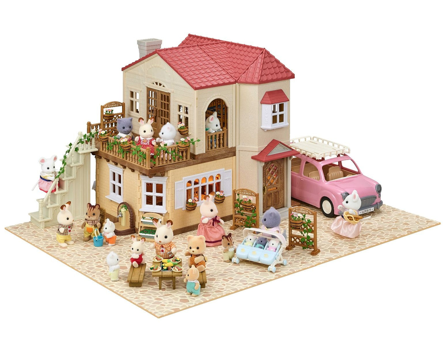 Sylvanian Families - Red Roof Country Home - Secret Attic Playroom