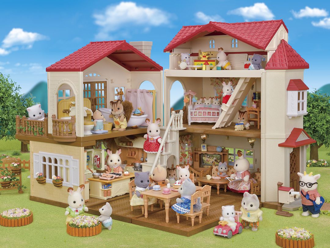 Sylvanian Families - Red Roof Country Home - Secret Attic Playroom