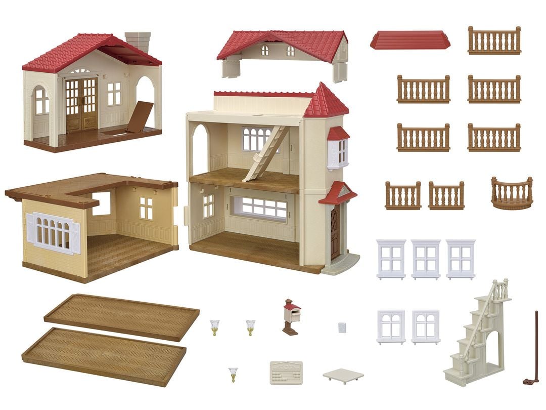 Sylvanian Families - Red Roof Country Home - Secret Attic Playroom