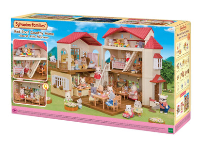 Sylvanian Families - Red Roof Country Home - Secret Attic Playroom