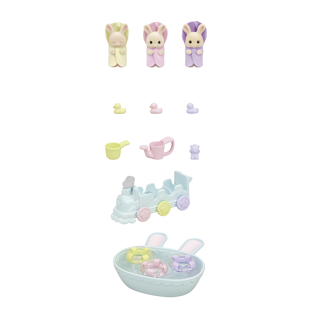 Sylvanian Families - Triplets Baby Bathtime Set